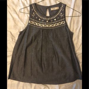 Abercrombie Kids Chambray tank
